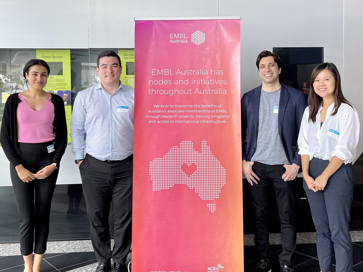 Martino Lab (@martino_lab) on Twitter photo We’ve had a fantastic time at the <a href="/EMBLAustralia/">EMBL Australia</a> Summit in Canberra! It’s been a pleasure re-connecting with our colleagues in person. A real showcase of the amazing work being done, including talks from our very own Angel <a href="/angeldodeelatte/">Yen Zhen (Angel) Lu</a> and Yasmin <a href="/Yasminalsh/">Yasmin Alshoubaki, PhD</a>! We’ve had a fantastic time at the <a href="/EMBLAustralia/">EMBL Australia</a> Summit in Canberra! It’s been a pleasure re-connecting with our colleagues in person. A real showcase of the amazing work being done, including talks from our very own Angel <a href="/angeldodeelatte/">Yen Zhen (Angel) Lu</a> and Yasmin <a href="/Yasminalsh/">Yasmin Alshoubaki, PhD</a>!