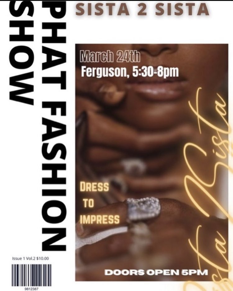 Jendayiii29's tweet photo. Come out tomorrow night to “The Phat Fashion Show”!!! 

When: Tomorrow, March 24th @ 5:30-8pm

Where: TAMUC Ferguson Building Auditorium 
I will be walking in the fashion show. 😊😌🚶🏾‍♀️ #showmewhatyougotlittlemama🎶 https://t.co/NJS5uONuJb