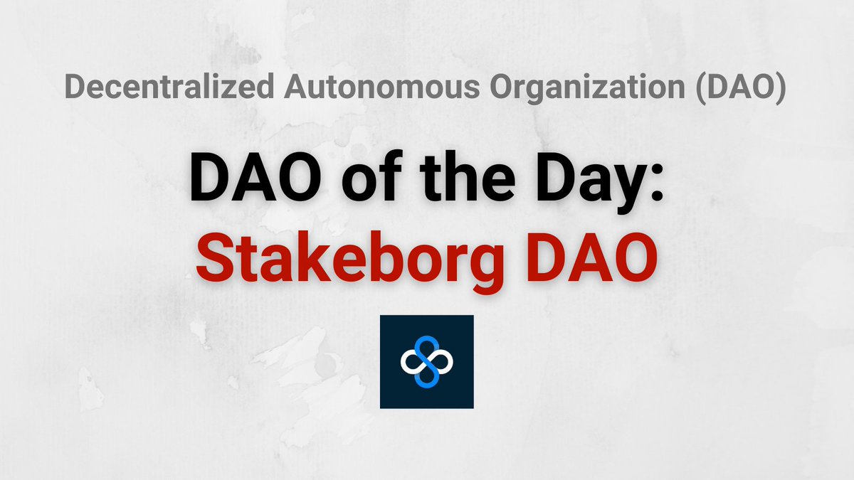 AlinaOkun's tweet photo. Name: Stakeborg DAO

Twitter: @stakeborgdao

Mission: To build a fully functional and profitable digital colony that fosters members' wealth as a DeFi and DAO Think-Tank and indexer.

Token: STANDARD

Treasury: $35.9M (source: @DeepDAO_io)

Members: 503 (source: @DeepDAO_io) https://t.co/Qs7TbBkJKb