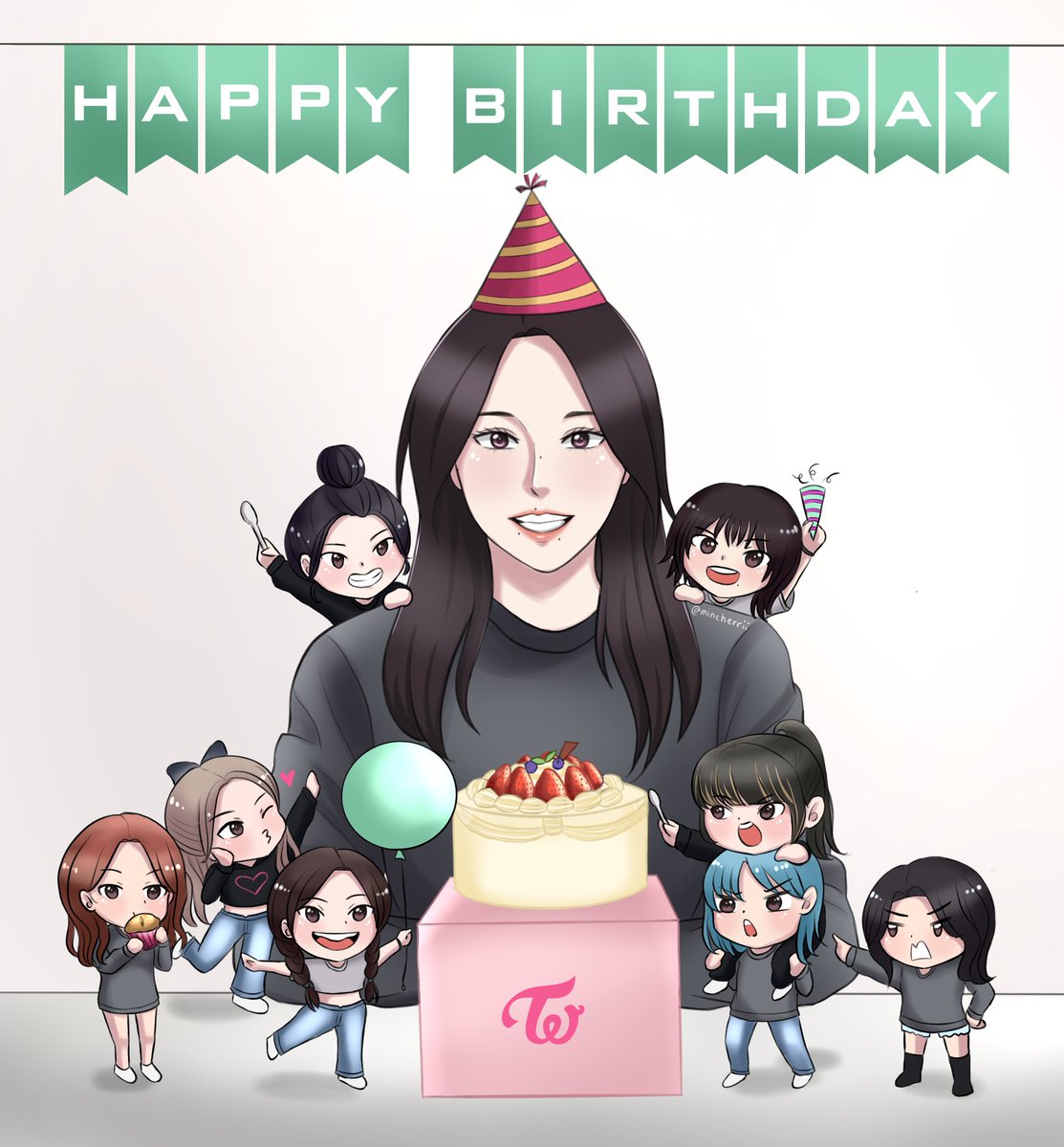 mincherrii's tweet photo. HAPPY MINA DAY 🎂🐧 ILY

#Our_First_Love_Mina
#미나와_함께한_모든날이_행복이야 
@JYPETWICE https://t.co/GGqWXaLJnG