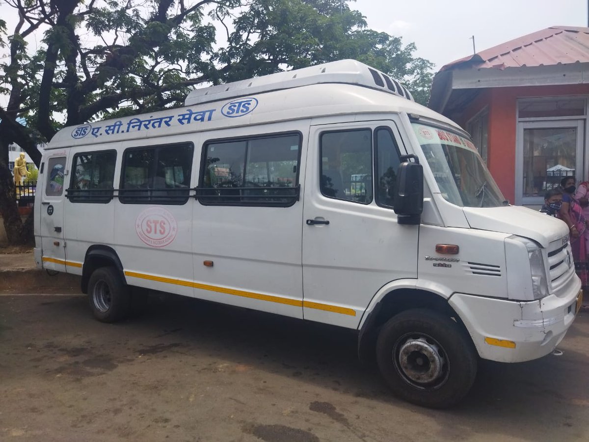 stsandaman's tweet photo. To meet the travel needs of commuters during peak hours in Port Blair City, Shuttle Service between Bus Terminus and Garacharma has been introduced in morning and evening hours by ensuring bus availability in every 10 minutes.
@Andaman_Admin 
@jitendra_narain 
@MediaRN_ANI https://t.co/puLpdZcu5b