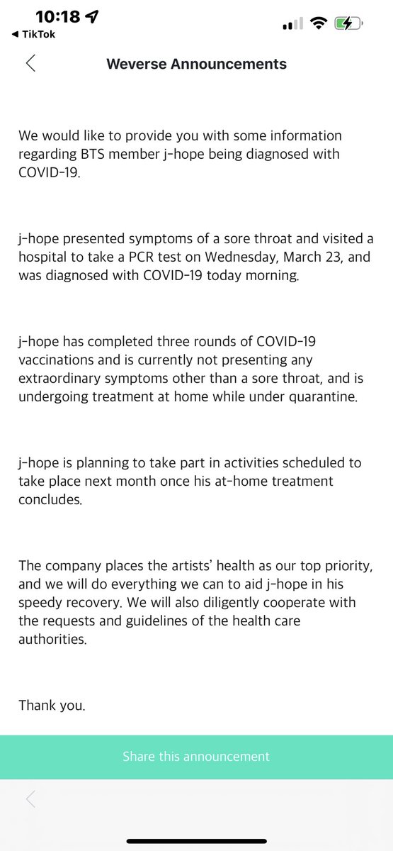 kookuverse's tweet photo. covid wtf is this you betch #feelbetterjhope #JHOPE #bts #ARMY #covid https://t.co/I6XlQLtIdc