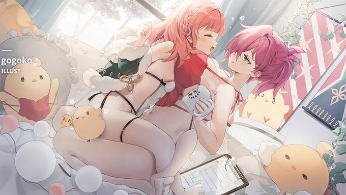 サディアイベントで追加されたログイン画面です。
#アズールレーン 