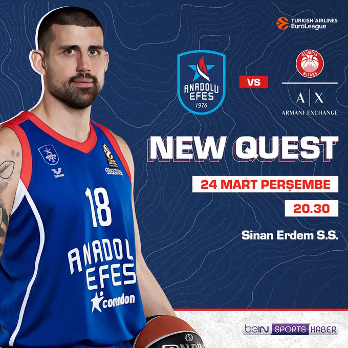 Moerman Temalı Olimpia Milano Maç Görseli