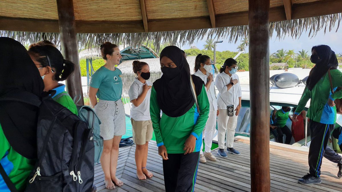 batollschool's tweet photo. A visit of Banyan Tree Club students to Marine Turtle Rescue Centre at Coco Palm Dhuni Kolh. 

We are really thankful to the management of Coco Palm Dhuni Kolhu, Maldives for the kind of hospitality.

#saveturtles 
#savemarinelife
#saveoceans 
#fehimadhurasa 
#oliveridleyproject https://t.co/MU3teH1A56