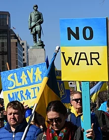 #Venäjä:n törkeän #Ukraina-hyökkäyksen alusta tasan kuukausi. Kaikki tuki ukrainalaisille. #SlavaUkraini!