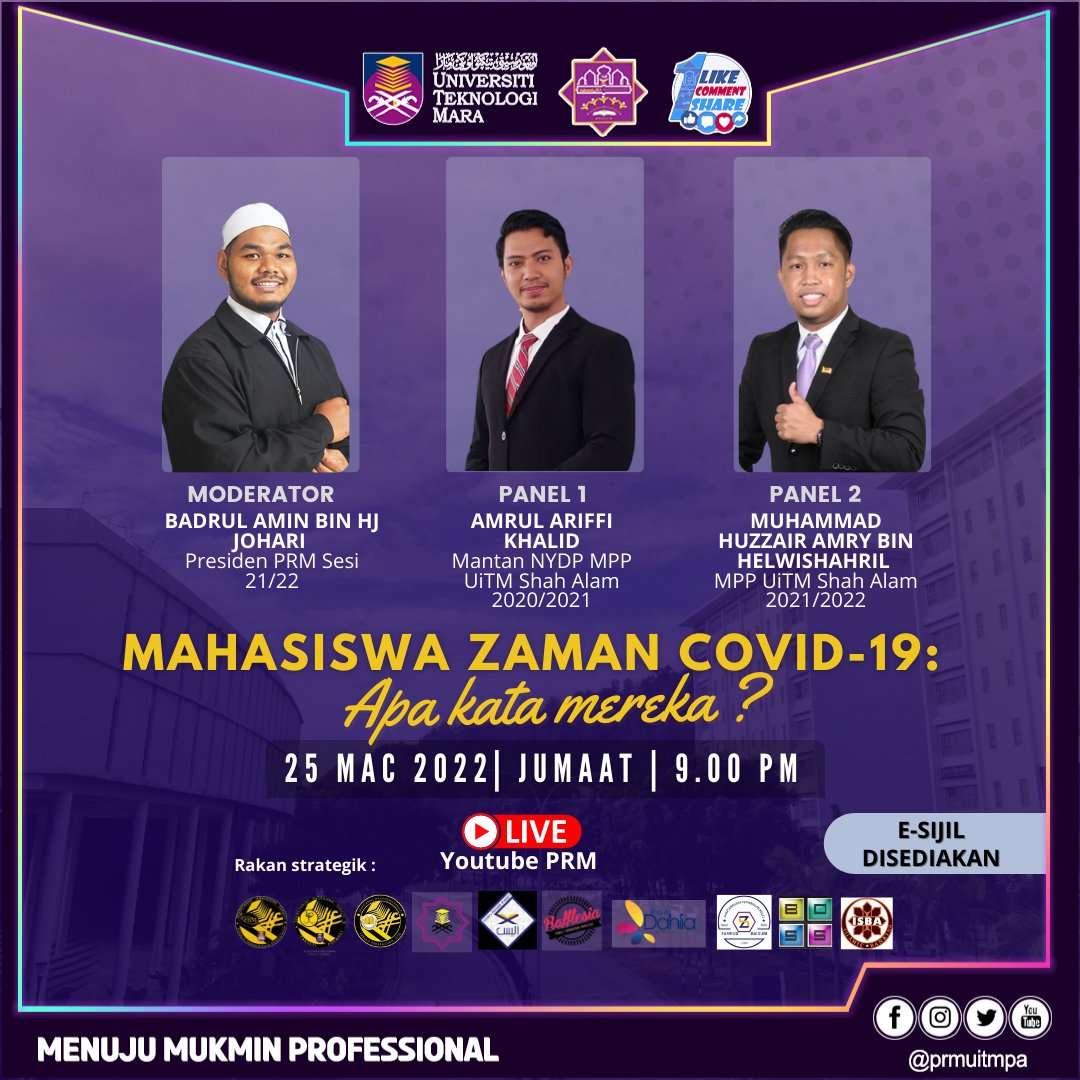 TheIsbarians's tweet photo. [ DISKUSI MAHASISWA ZAMAN COVID-19 : APA KATA MEREKA ? ]

#DiskusiMahasiswaBaharu
#MahasiswaCakna
#MenujuMukminProfesional https://t.co/UtWLnp0hpM