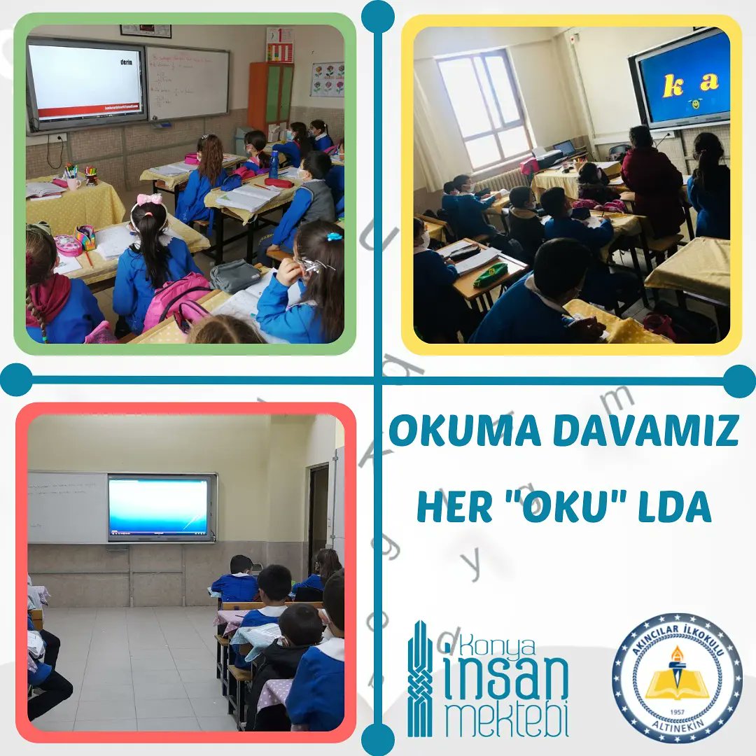 Konya İnsan Mektebi Okuma Davamız Her "Oku" lda Projesinin Hızlı Okuyorum Etkinliği Okulumuzda Uygulandı. <a href="/AltinekinMEM/">Altınekin İlçe MEM</a> <a href="/MahmutZengin42/">Mahmut Zengin</a> <a href="/brsdmr4224/">Barış DEMİR 🇹🇷 🇹🇷🇹🇷</a> @metinozdemir42 <a href="/insanmektebi/">Konya İnsan Mektebi</a>