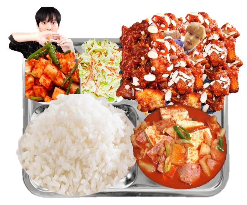 inseong_rice's tweet photo. 220324 인성이의 식판
🪖4일차 석식🪖
밥
햄감자찌개
코다리강정
코울슬로 샐러드
깍두기 https://t.co/N4iM1gbreO