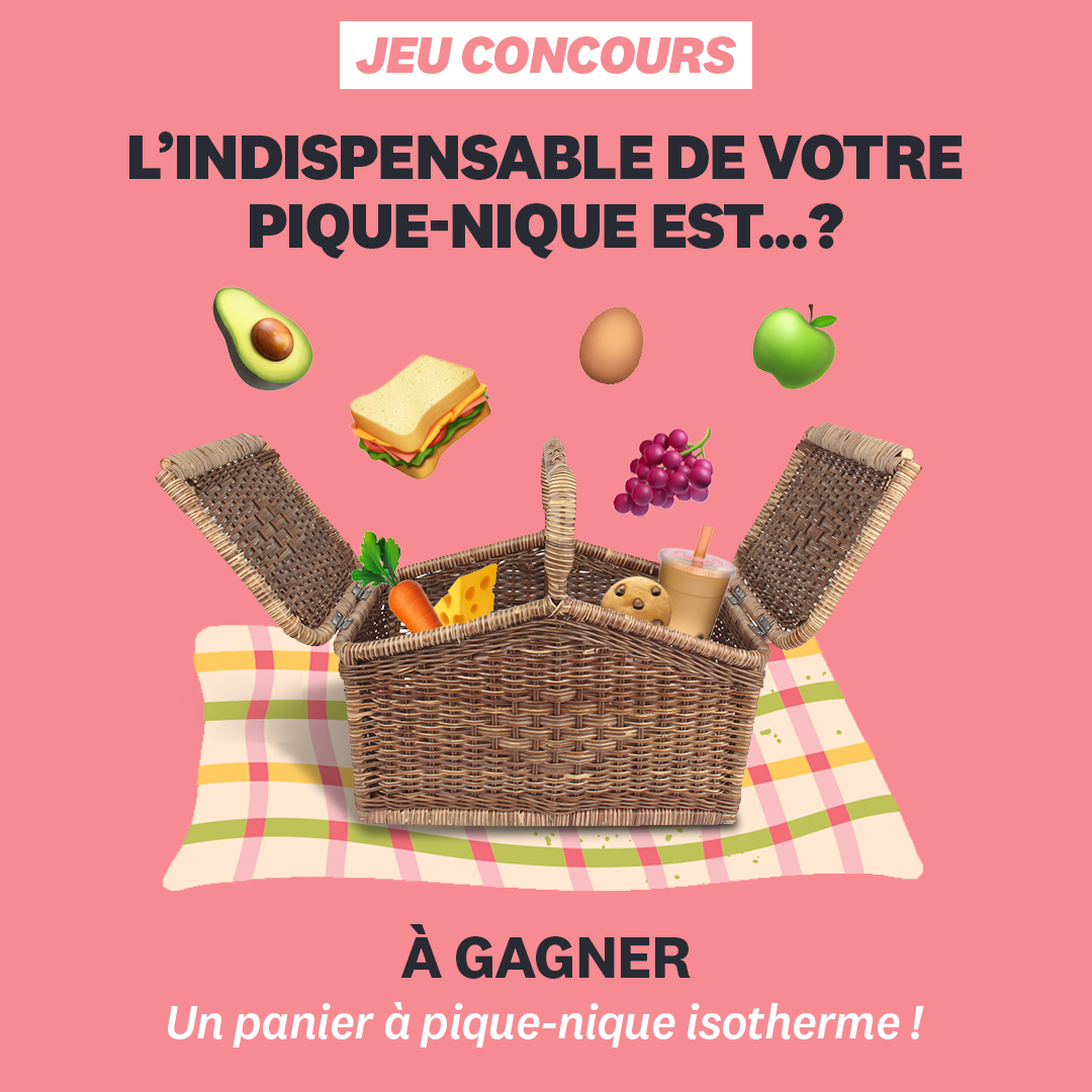 ww_france's tweet photo. 🚨 JEU CONCOURS : Les beaux jours arrivent 🤩 ! Tentez de gagner un panier pique-nique isotherme pour 4 personnes 🎁. Répondez à la question 👇
#RT &amp; #Follow @ww_france
Jeu valable sur IG, FB &amp; TW du 24 au 29/03.
Résultat le 30/03 à 17h 🍀. Règlement : https://t.co/osyBL2YCol