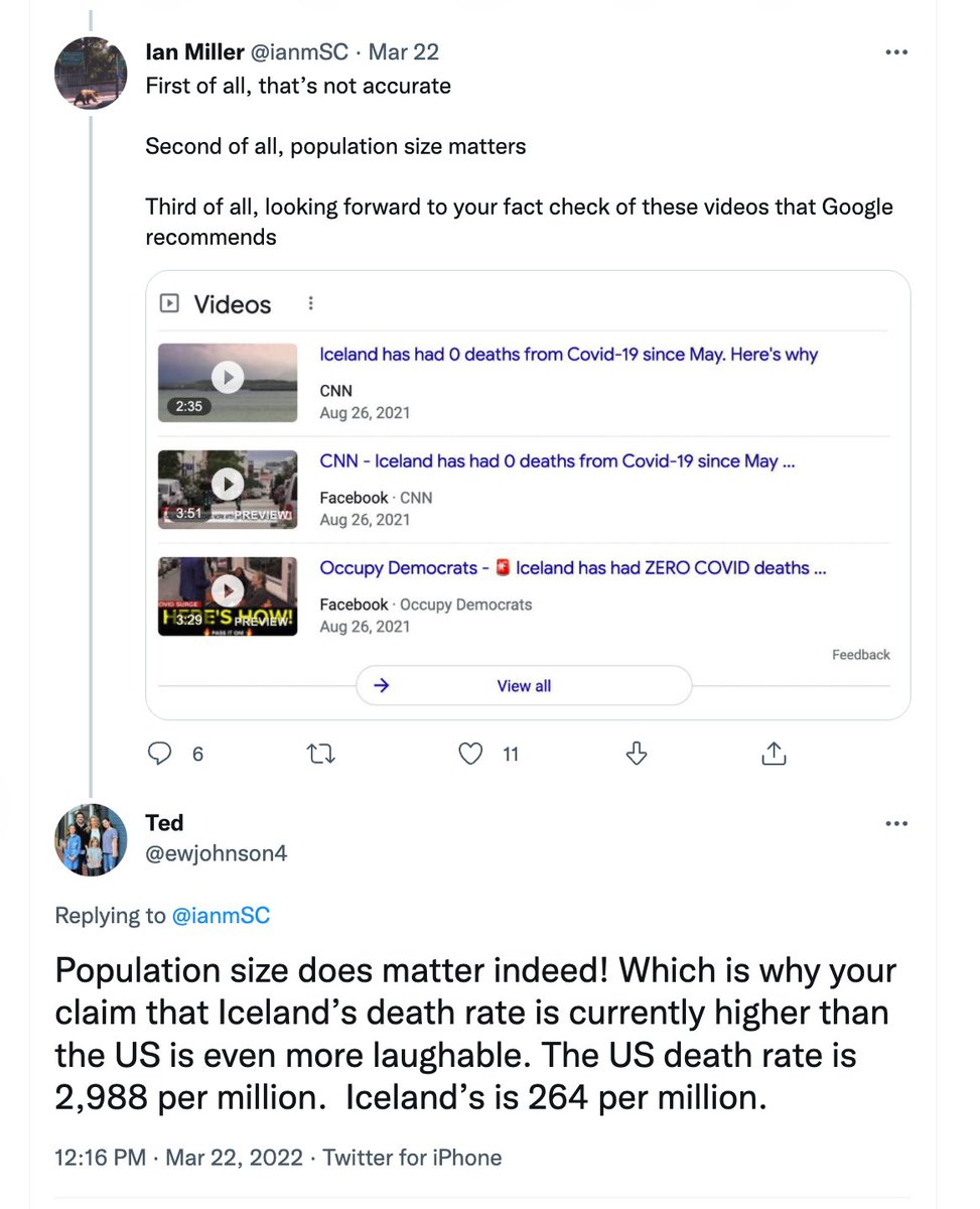 thereal_truther's tweet photo. Fact-checking dishonest charts from grifter @ianmSC used to require a little effort.
Now I just have to look in the comments where his own followers like @ewjohnson4 do the work for me!
#IanMillerFactCheck https://t.co/PGvrRGK4ad