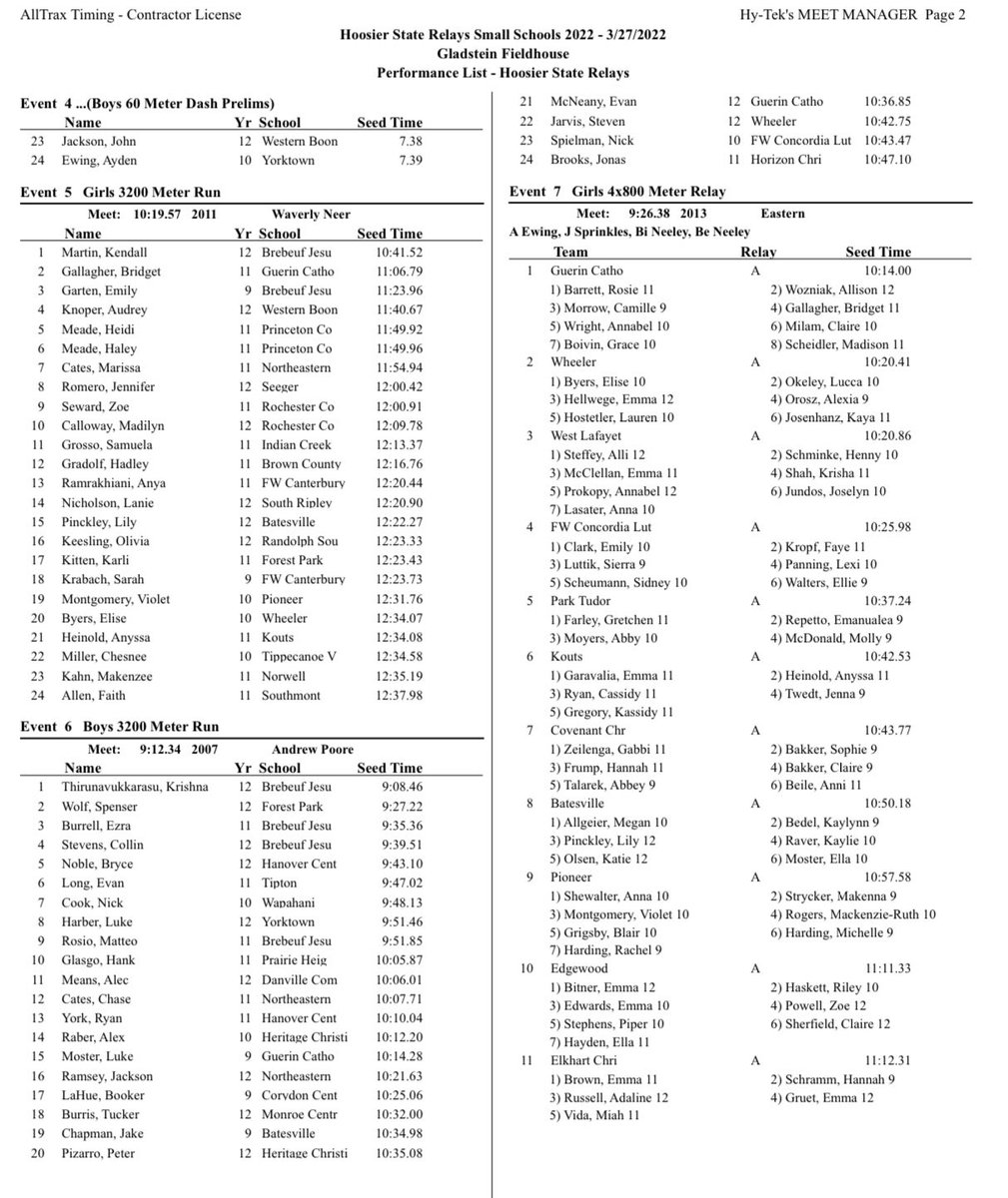 WeboStrength's tweet photo. Huge shout out to @AudreyKnoper and @JohnJacksonWB22 for qualifying for the HSR Indoor State Championship for classes 1A-3A! Audrey is seeded 4th in the 3200m run, and John is 23rd in the 60m dash. #FutureBulldogs @WeBoAthletics https://t.co/BmEQfjHjCi