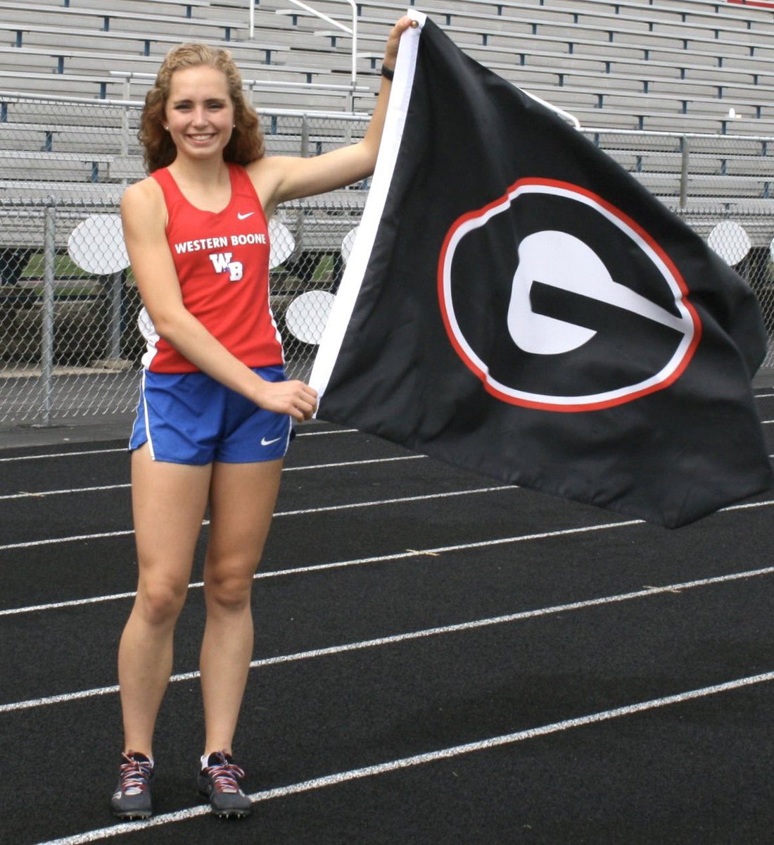 WeboStrength's tweet photo. Huge shout out to @AudreyKnoper and @JohnJacksonWB22 for qualifying for the HSR Indoor State Championship for classes 1A-3A! Audrey is seeded 4th in the 3200m run, and John is 23rd in the 60m dash. #FutureBulldogs @WeBoAthletics https://t.co/BmEQfjHjCi