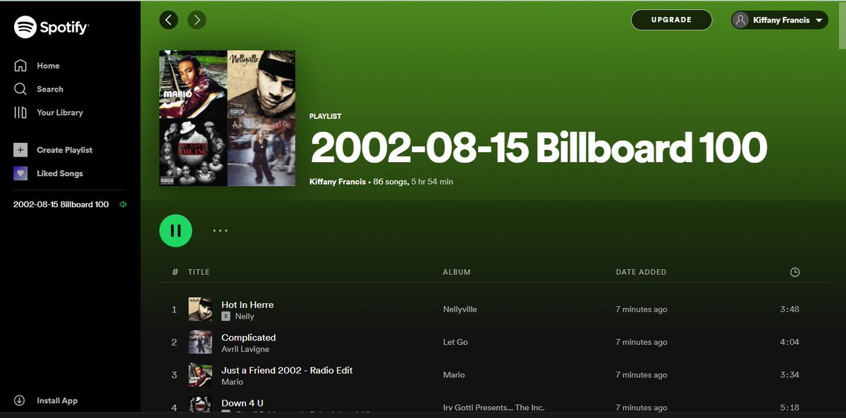 zigspan's tweet image. Just finished Day 46 of #100DaysOfCode where we made a playlist using BeautifulSoup scraping of Billboard and then took that list to the Spotify API using spotipy to create a playlist.