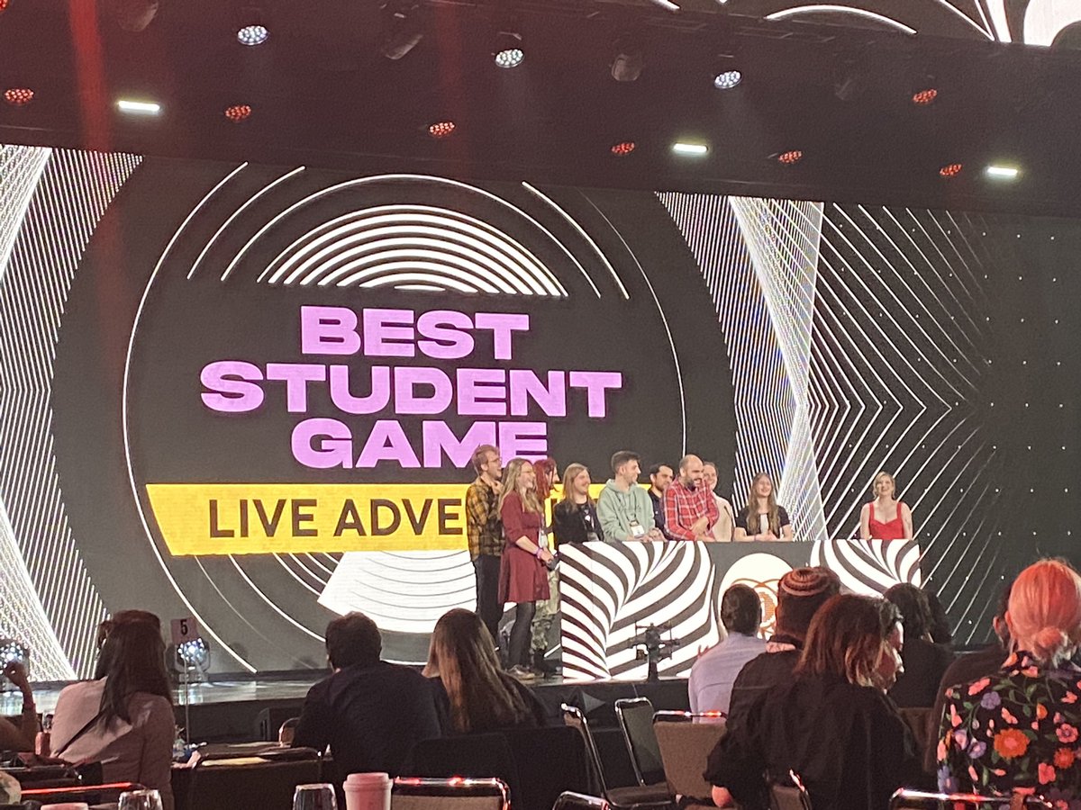 Congratulations to Live Adventure Team for their #IGF22 win for Best Student Game! #GDC22