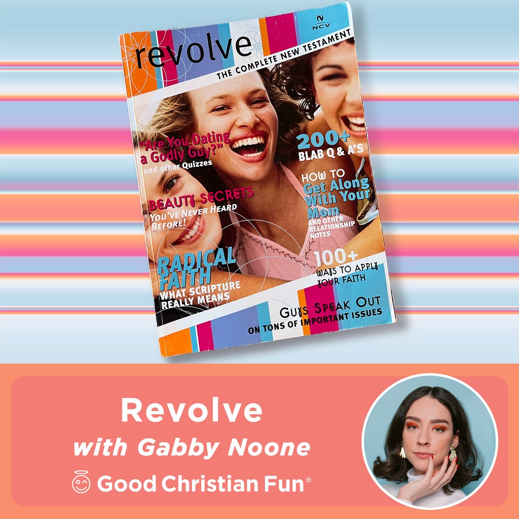 Gabby Noone (Live, Laugh, Kidnap! @twelveoclocke!) joins Kevin and Caroline to talk about the Revolve Bible, the perfect New Testament for teen girls!