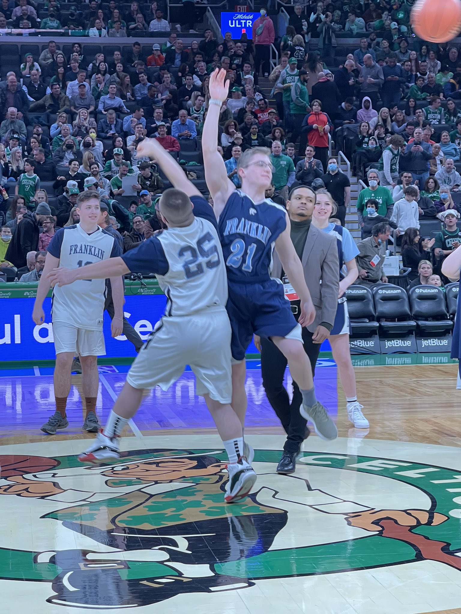 Franklin High School Unified Basketball - taking the court tonight at the Celtics game! Franklin High School Unified Basketball - taking the court tonight at the Celtics game!
