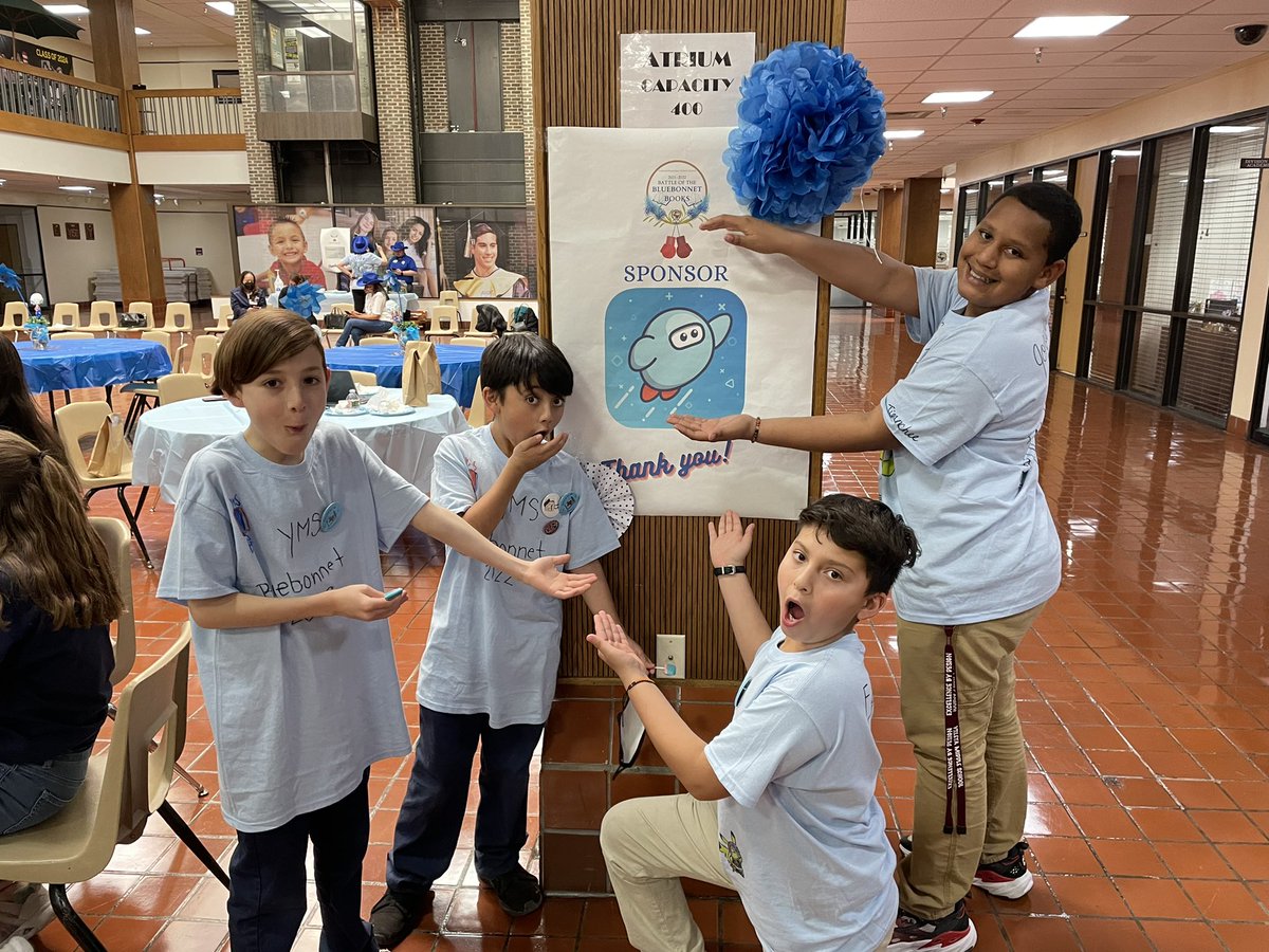 YMSLibrary (@yms_library) on Twitter photo Thank you to the sponsors of the Battle of the Bluebonnets. Our Braves are grateful for your participation! <a href="/YISDLibServices/">YISD Library Services</a> @JosePer94476708 <a href="/RudyMar41341822/">Rudy Martinez</a> <a href="/karroyos_MS/">Karina Arroyos</a> <a href="/JMacias_CI/">Jessica Macias</a> <a href="/catherinedoc12/">Catherine Kennedy</a> <a href="/MackinVIA/">MackinVIA</a> <a href="/Transamerica/">Transamerica</a> Thank you to the sponsors of the Battle of the Bluebonnets. Our Braves are grateful for your participation! <a href="/YISDLibServices/">YISD Library Services</a> @JosePer94476708 <a href="/RudyMar41341822/">Rudy Martinez</a> <a href="/karroyos_MS/">Karina Arroyos</a> <a href="/JMacias_CI/">Jessica Macias</a> <a href="/catherinedoc12/">Catherine Kennedy</a> <a href="/MackinVIA/">MackinVIA</a> <a href="/Transamerica/">Transamerica</a>