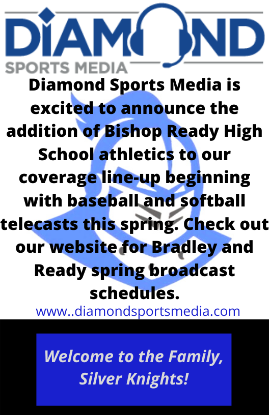 DiamondSportsM1's tweet photo. So excited about bringing this top-notch program online to its fans!  Inaugural Bishop Ready telecast is this Saturday, March 26th with a baseball doubleheader at home vs. Ashtabula Edgewood beginning at 12:40 pm with a 20-minute pregame show. https://t.co/1ew6MBDx6O