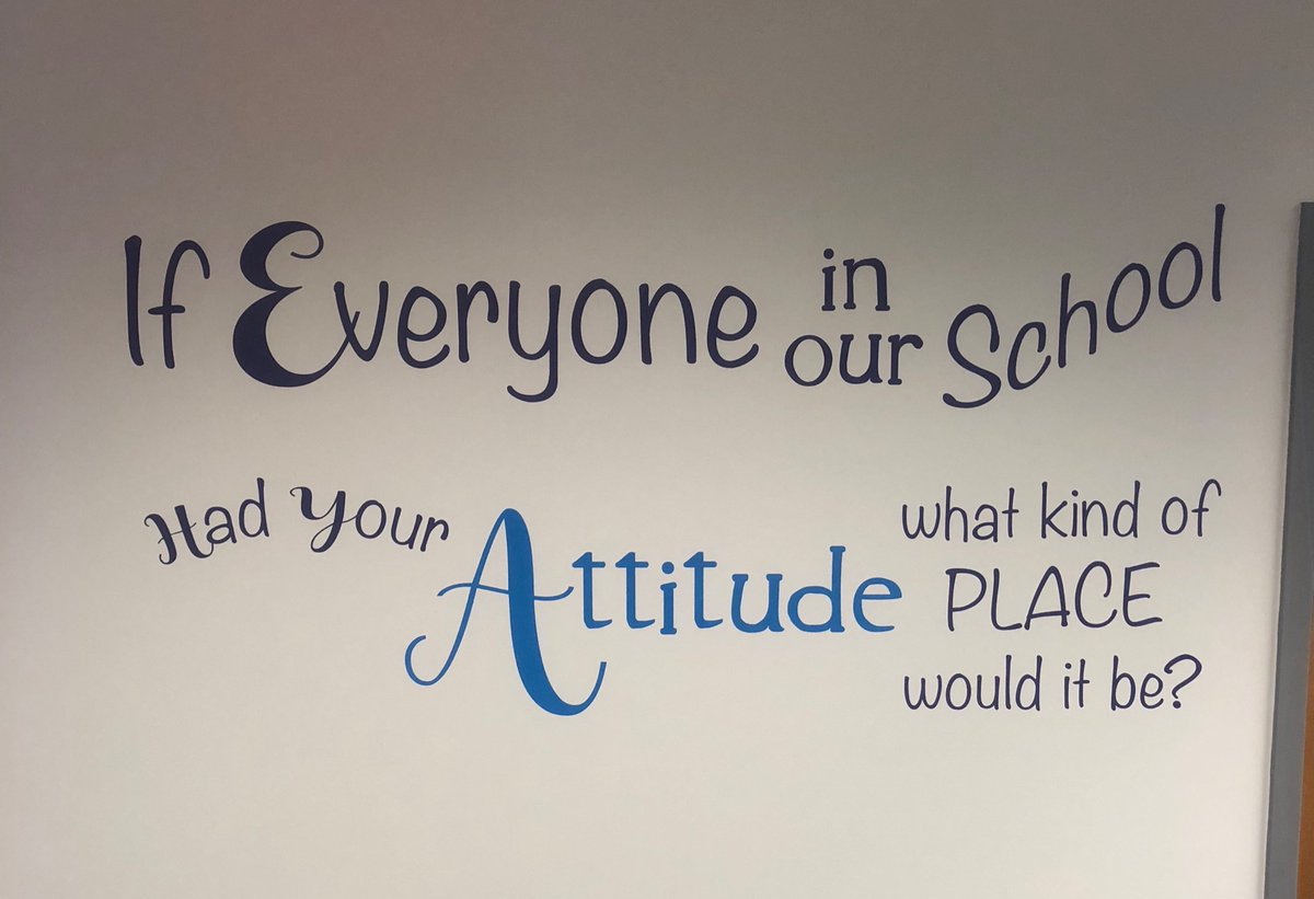 A3. “People do what people see “. If the adults stay positive, focused on learning and supporting each other then so will the kids.  #celebratED