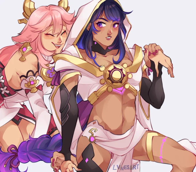 Archons and their favorite "redheads"
#tartali #diluven #eimiko 