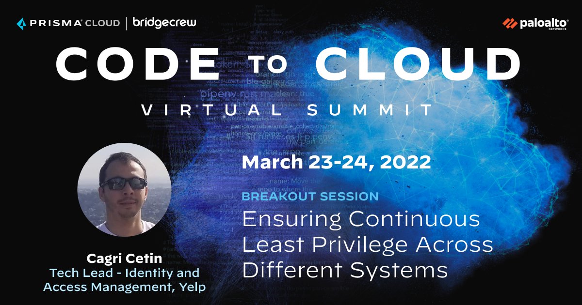 bridgecrewio's tweet photo. Learn security best practices for #AWS IAM, #DevSecOps culture, & secrets management with our upcoming #CodeToCloudSummit speakers on Track 2️⃣: https://t.co/ZaYrQEOLEy
✳️ Cagri Cetin from @yelp
✳️ Nancy Gariché from @GHSecurityLab
✳️ @commjoenie, @OWASP WrongSecrets Leader https://t.co/XGcYOWWvj6