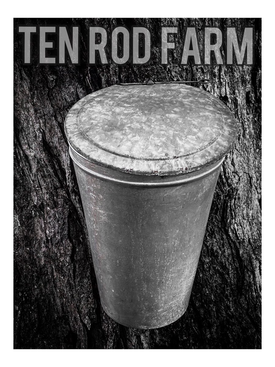 TenRodFarm's tweet image. We still collect our maple sap the old fashioned traditional way with buckets.  Though we are near the end of the sugaring season, we are still collecting sap and boiling. We are available by appointment for the remainder of the year.  Please contact us, if you need anything.