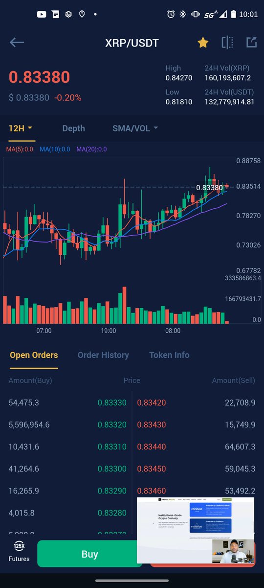 Who's not buying #OTC for #XRP 5.5 mill order on #Bitrue $XRP #XRPCommunity #XRPArmy