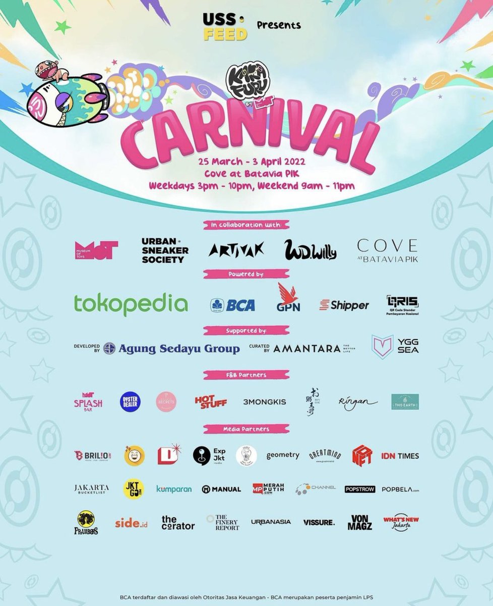 Take a moment to look at <a href="/KarafuruNFT/">Karafuru</a> list of partnerships for their upcoming carnival. 45 different companies coming together for this. 
Amazing work done by this team to put this together👏 <a href="/Jejouw/">jejouw</a> <a href="/gradyedbertnft/">gradyedbert</a> <a href="/soloandrw_/">soloandrw.</a> <a href="/rofe_eth/">Rofe</a> #Furufam