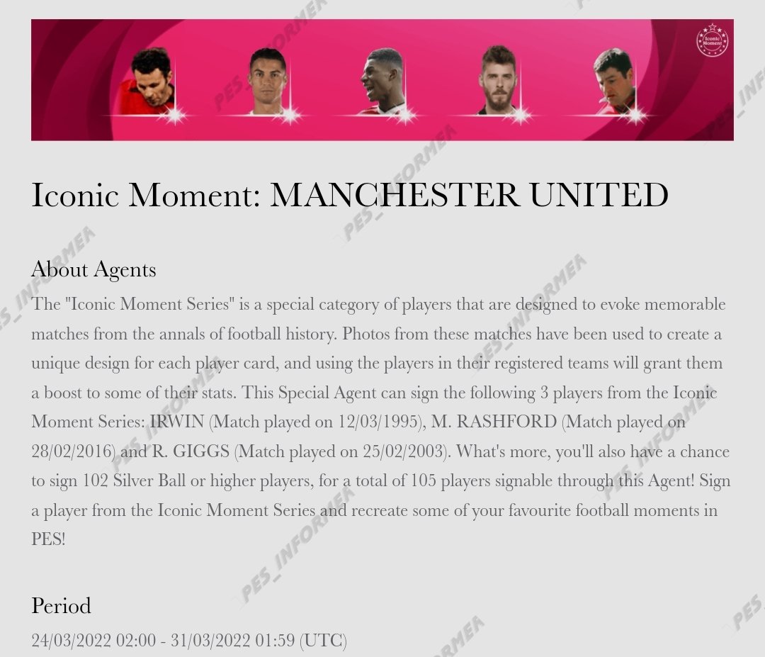 EFOOT_INFORMER's tweet photo. Iconic Moment Today 

➡️ MANCHESTER UNITED ✅ 

@PES_INFORMER 

❤️ &amp; SHARE

#eFootball2022 #efootball2021 https://t.co/oMeZ40PHP5