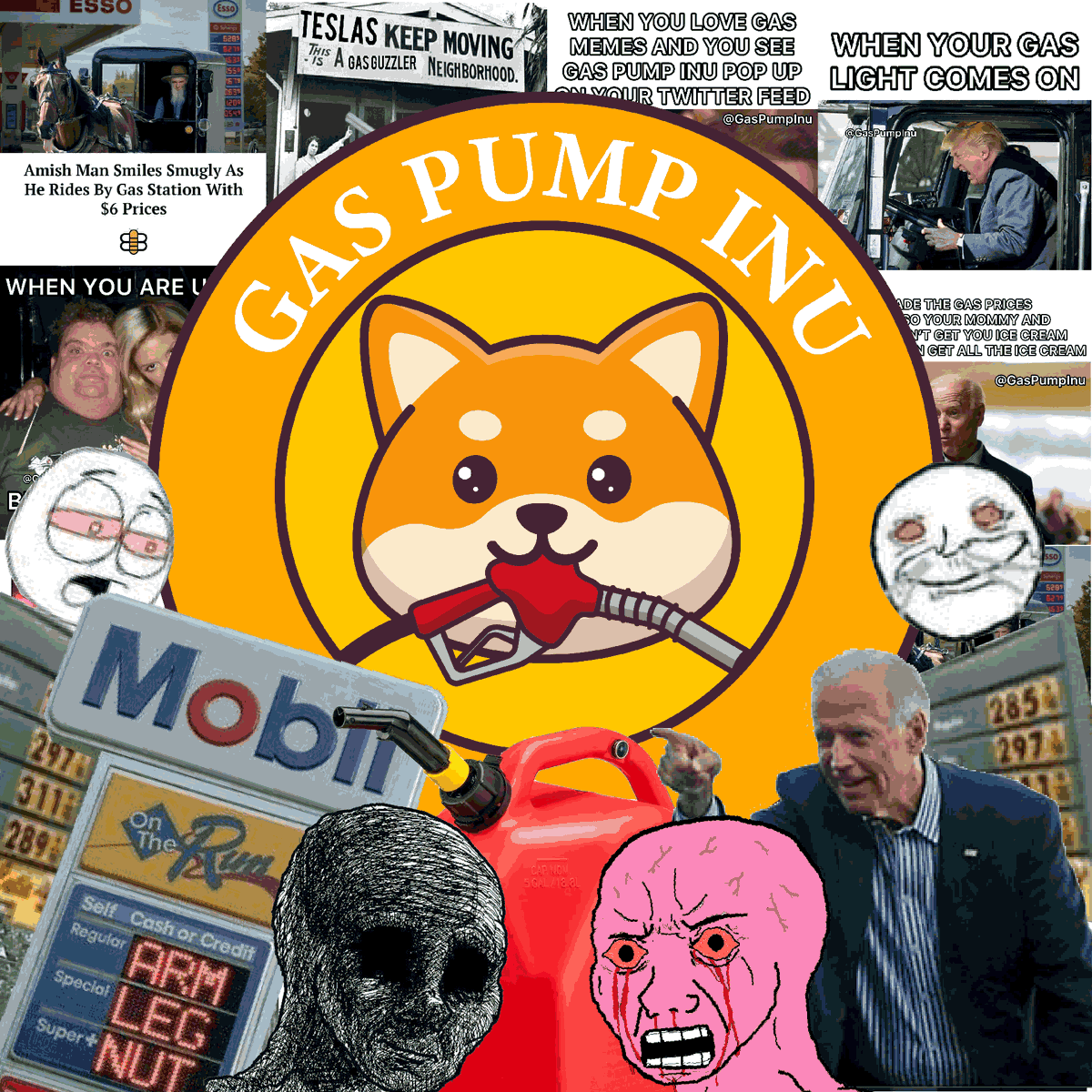 MEME CONTEST

Tweet an original meme, tag @gaspumpinu, $GPI, and #GASPUMPINU and use cash/hash tags from other popular projects

⛽️Prize pool ⛽️

🥇 $500
🥈 $250
🥉 $150

Winners announced in 24hrs in t.me/gaspumpinu

GOODLUCK!