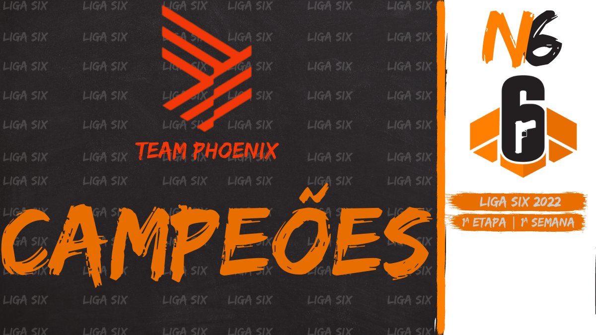 🟠 LIGA SIX 2022 | 1ª ETAPA | 1ª SEMANA

✅ GRANDE FINAL

🔴 <a href="/BRTeamPhoenix/">Team Phoenix BR</a> 7⃣🆚0⃣ #VamosPerderSempre 🟢

🏆 CAMPEÕES 1ª SEMANA: <a href="/BRTeamPhoenix/">Team Phoenix BR</a> 

#LigaSix
