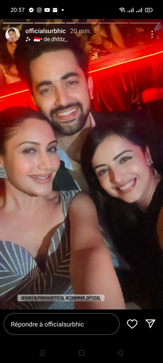 This has to be the best thing happened in this year ... Unexpected.. still magical... Goofing around each other like they always did! What ask else? Maybe some project to put this magic in light again!? A song.. a web... Or more!
#ShrenuParikh #ZainImam #ShreZain