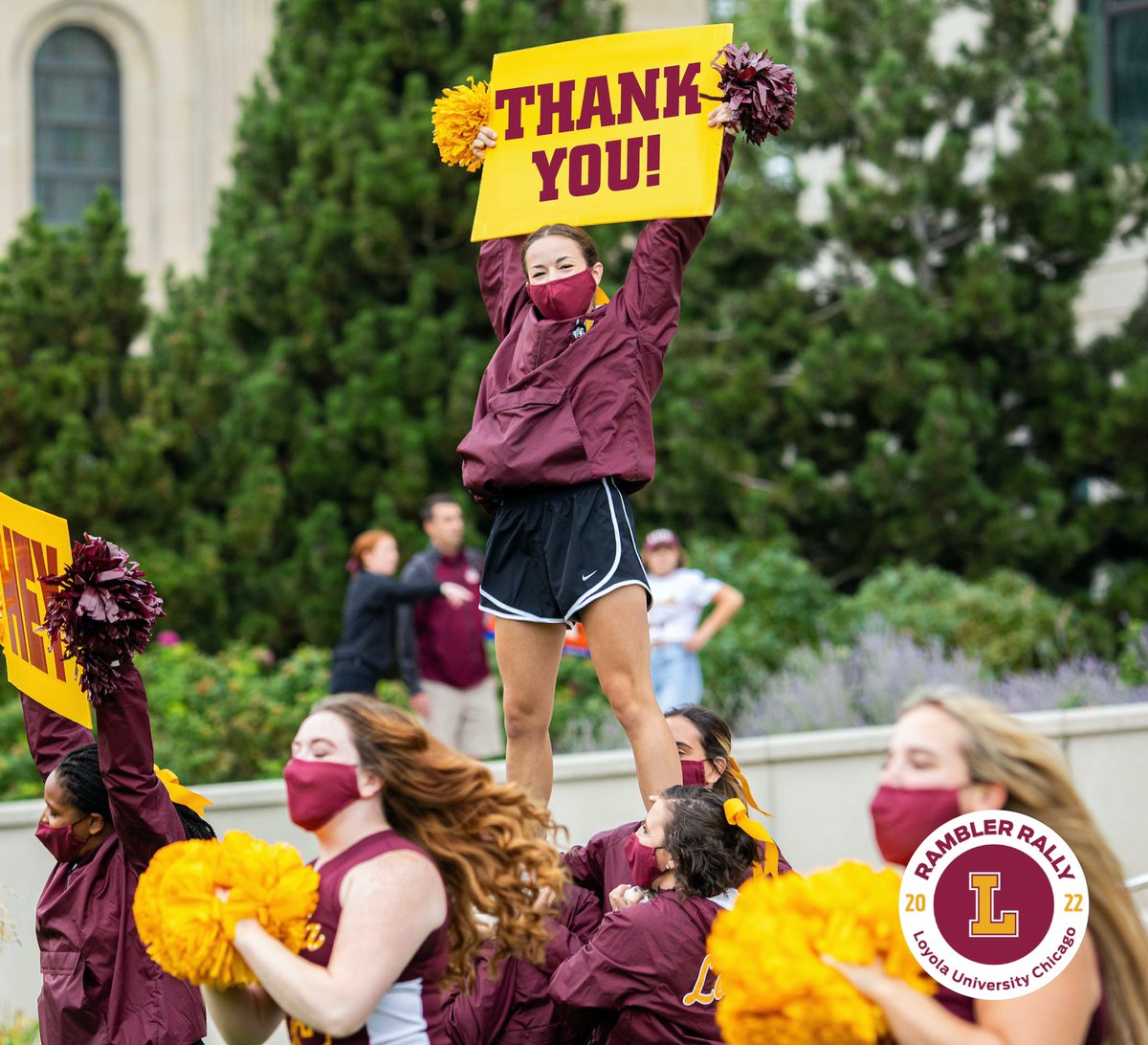 We want to send a big THANK YOU to all of our Rambler friends, family, and fans who supported us during the #RamblerRally 💛 Every donation helps our Spirit Team program grow! #OnwardLU