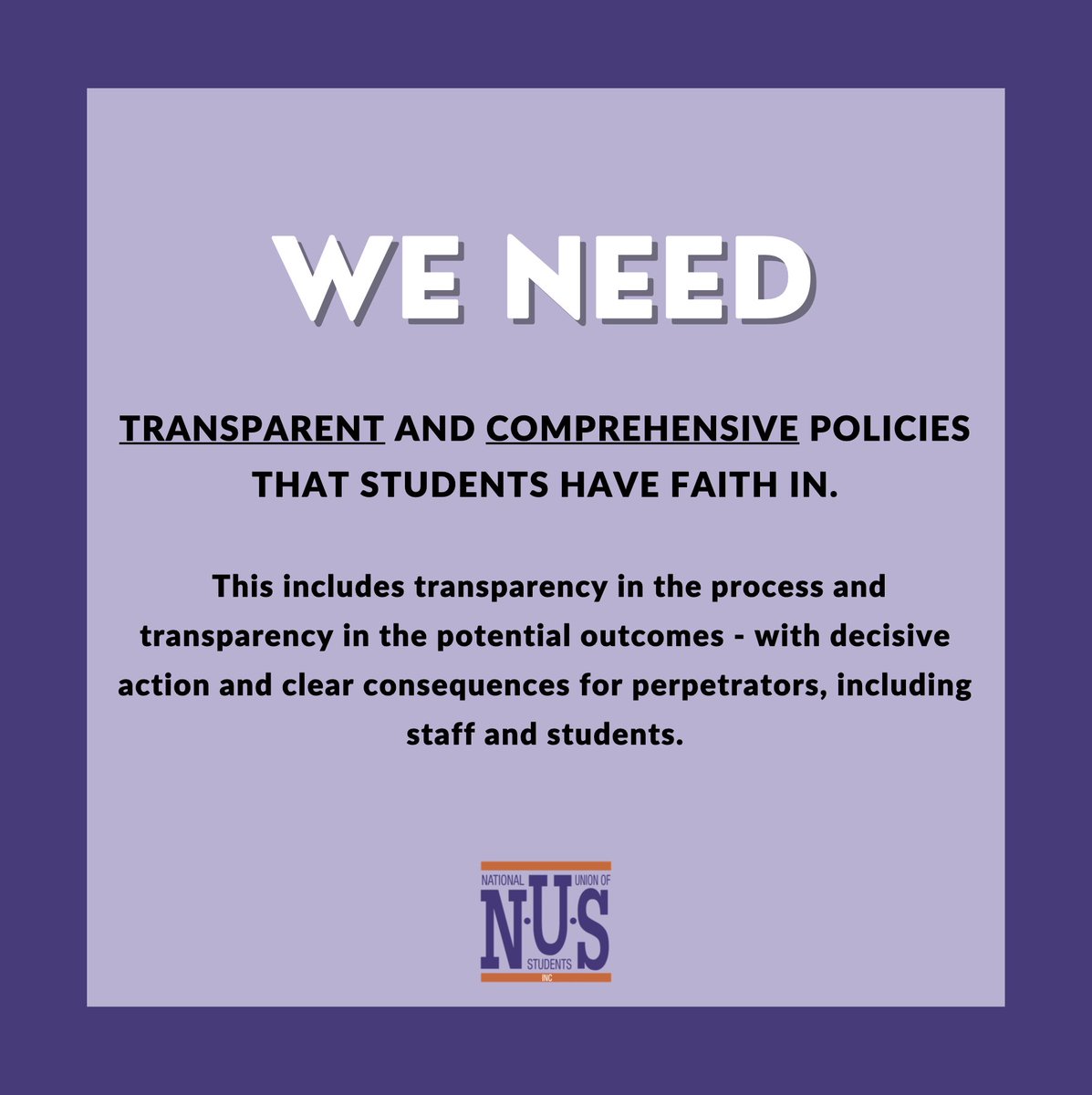 NUS Women's Department tweet media