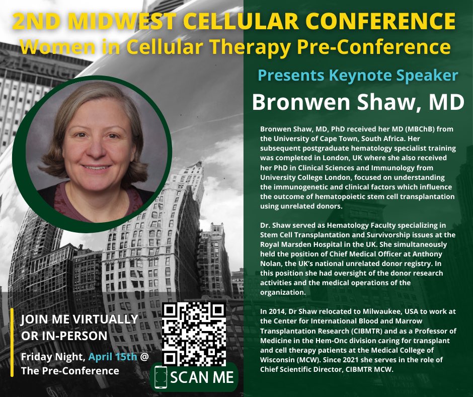 SunitaNathanMD's tweet photo. The 2nd Midwest Cellular Conference is <1 mo away!  The premier Midwest conf. on mgt. of Advanced Hematologic Malignancies is April 15-16. This year for 1st time: Women in Cellular Therapy.  Pls RT &amp; join us! https://t.co/Ssw0Ehwajm #bmtsm #mmsm #lymsm #CARTcell #WomenInMedicine https://t.co/AK27YfP8WZ