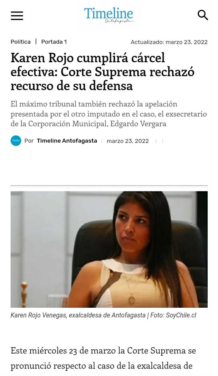 CesarArayaRadio's tweet photo. #KarenRojo
El código moral de este milenio no condena la injusticia,sino el fracaso,me esfuerzo por encontrar el significado de esta condena,de interpretarla y justificarla,sabiendo que hay wns que se han robado medio Chile y ni un preso.
Te lo dije Karen, rodéate de gente buena. https://t.co/l43q87VKmH