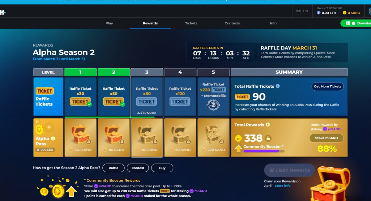 ChatthidaNuk's tweet photo. @TheSandboxGame I just participated in the daily #SandboxAlphaS2Contest for a chance to earn up to 1,000 $SAND! Starting March 22 - Ticket Day. Check out my screenshot below!
👇 #SandboxAlphaS2 https://t.co/XgCzDUyJXM
