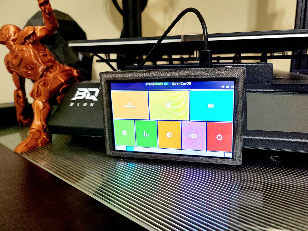BigTreeTech's tweet photo. "Trying a little something different with the BIGTREETECH Pad5 and Raspberry Pi CM4." - Trevor✌️✌️

#bigtreetech #3dprinter #3dprinting #display #klipper #raspberrypi #Linux #maker #diy #raspberrypad5 https://t.co/eM7vz4ZnH5