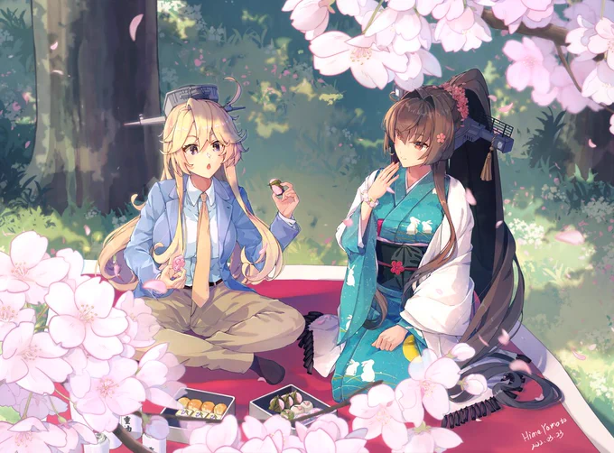 🌸大和 Iowa
艦これ 