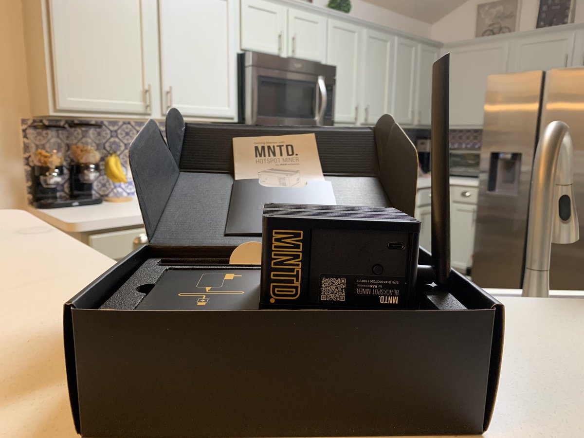 <a href="/getmntd_/">MNTD.</a> I received my BlackSpot so fast 🤯 I thought it was just another Amazon package 📦  I got it yesterday but didn’t realize it until today 😭. But here it is need to get it setup 🔧 now 😊. #ThePeoplesNetwork <a href="/helium/">Helium🎈</a> $HNT <a href="/RAKwireless/">RAKwireless</a>