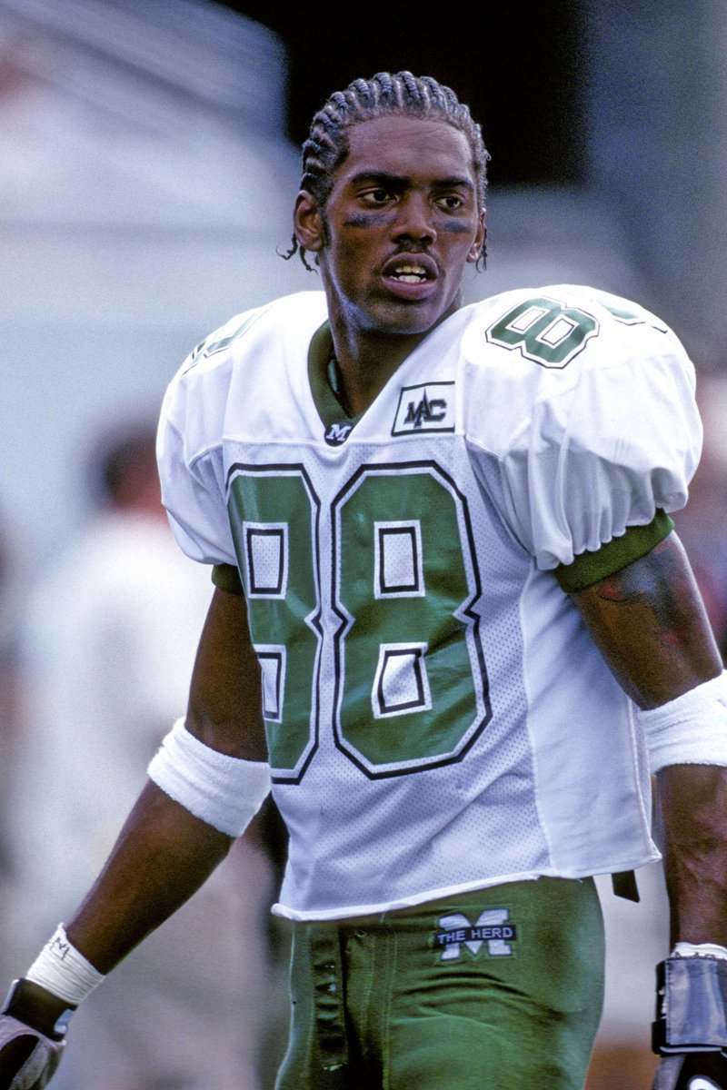 Randy Moss had 55 TDs in 2 seasons at Marshall.

He scored a TD in every single game he participated in.