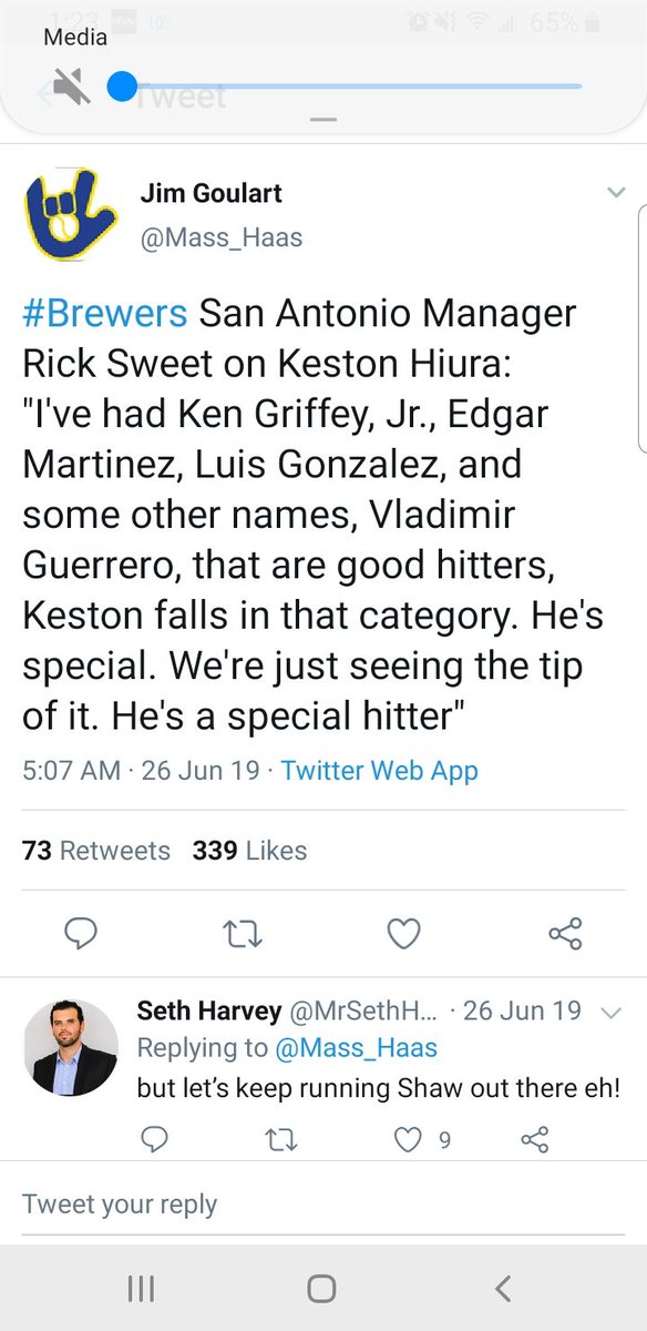 MrStuff's tweet photo. @ReviewngTheBrew I've always believed. He's a stud. Just went through some tough times. Look at corbin burnes. One of worst pitchers 8 plus era.. sent to minors.. now one of best pitchers in game. Keston will be good. #Kestdaddy #ThatManCanHit #ThisIsMyCrew https://t.co/To1uNICaQg