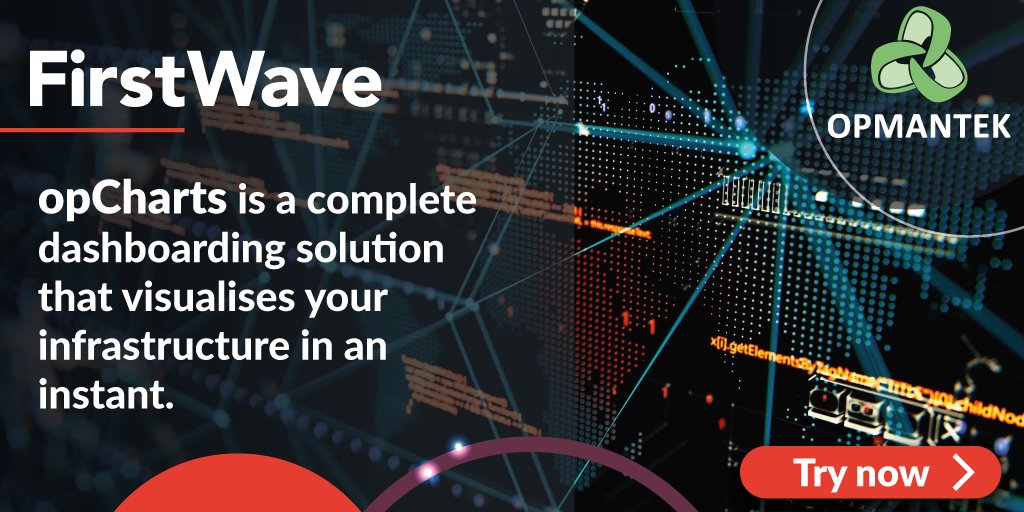 FirstWaveCloud's tweet image. Forget wasting time shifting between platforms to manage your network opCharts lets you know immediately if your services are up and running, what the impact of any outages might be! Try an opCharts solution now👉go.opmantek.com/l/578161/2022-… 

#NetworkManagement #it #eventmanangement