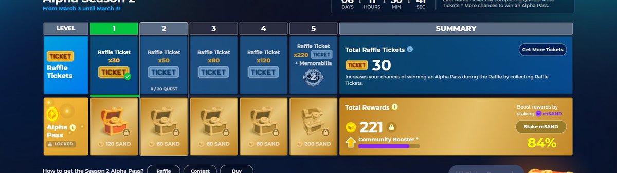 noskovasyuzann3's tweet photo. @TheSandboxGame I just participated in the daily #SandboxAlphaS2Contest for a chance to earn up to 1,000 $SAND! Starting March 22 - Ticket Day. Check out my screenshot below!
👇 #SandboxAlphaS2 https://t.co/LElKAqsV9b