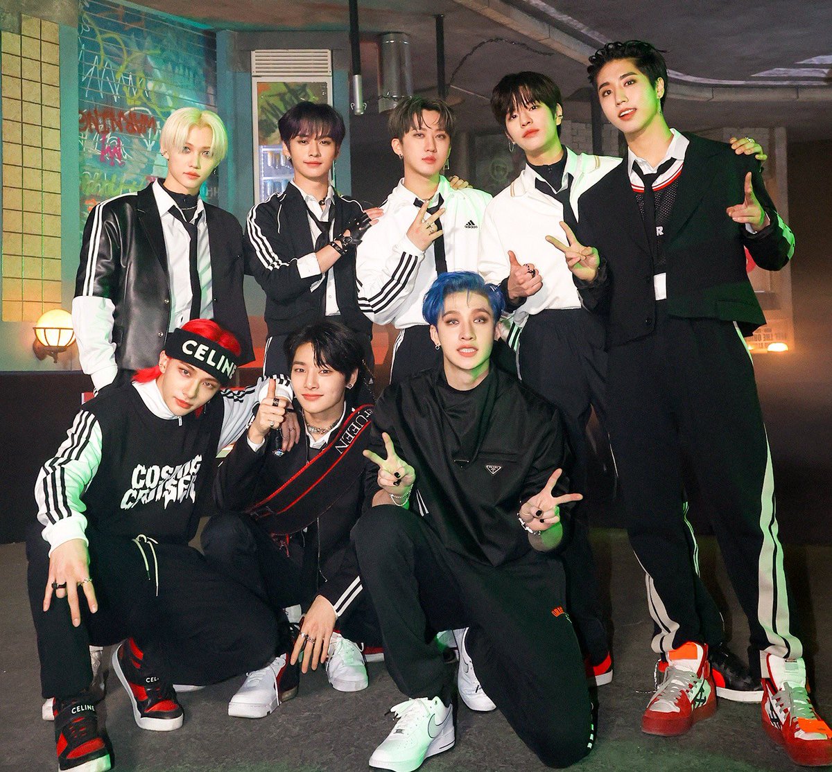 Stray Kids ⑨ 9 members karaoke] MANIAC || Stray Kids {스트레이 키즈} 9th