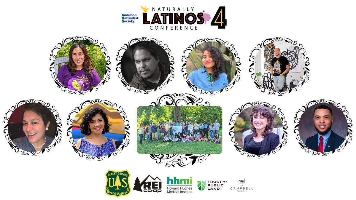GoNatureForward's tweet photo. TODAY at #NLC4: Join us to honor these #nature protectors! Come celebrate our 2022 #NaturallyLatinos Environmental Champions. Learn about them all at https://t.co/2eRfuQ8gbS and get your single-day ticket at https://t.co/w35qqnosrE. Save 20% with code CALDER20. https://t.co/jb6DYdpq11