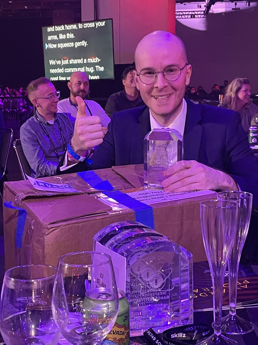 When you win so many awards you need a box