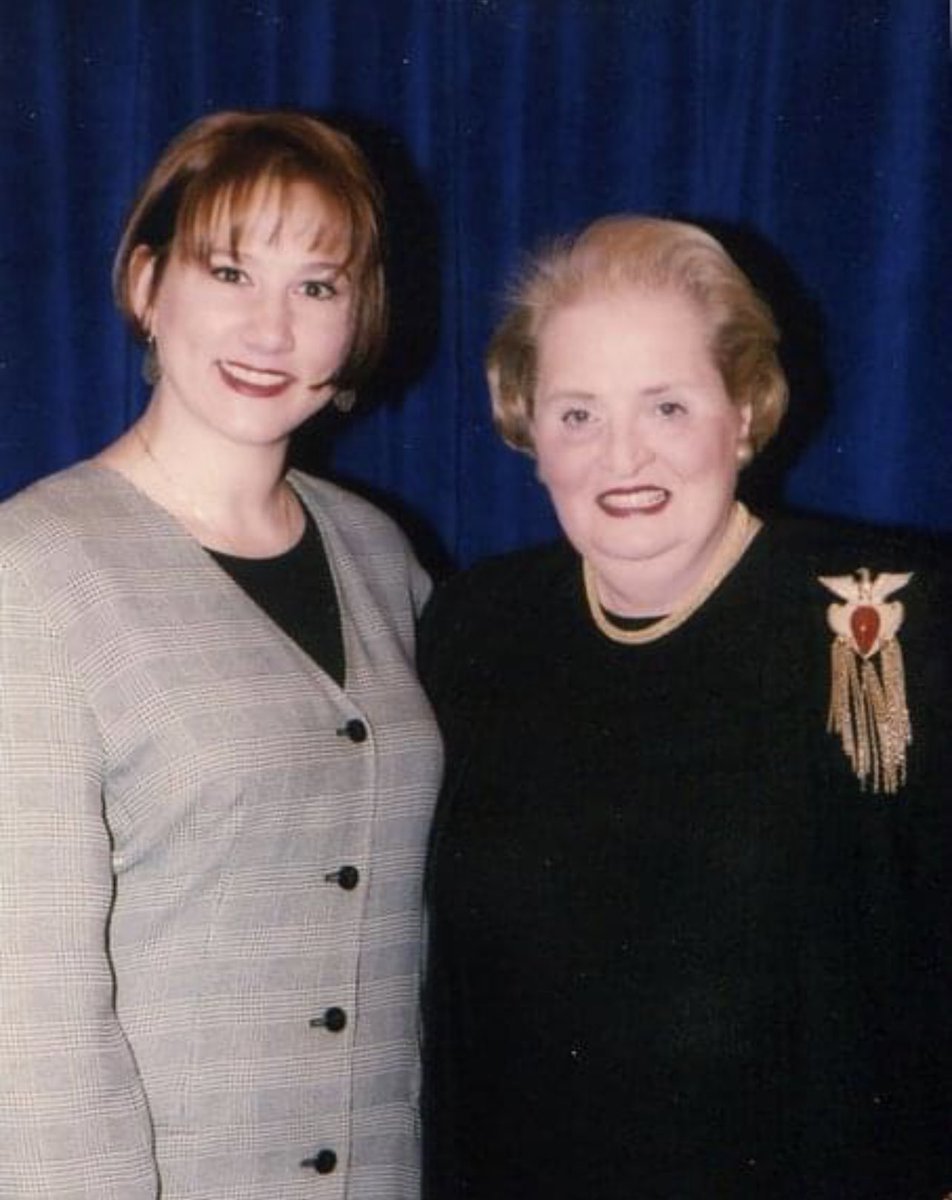 I had the privilege of meeting Madeleine Albright at our conference in the early oughts. An active promoter of women solidarity, she was inspiring to me and coined the quote, "there is a special place in hell for women that do not support other women" #RIP #msalbright #gowomen