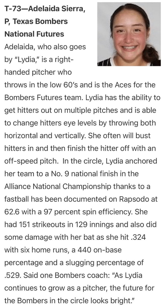 Bombers National 14U tweet media